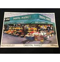 Ken Keeley Oriental Market Poster - 1987 - 60 x 80 cm