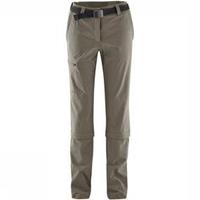Maier Sports Damen Arolla Zip Hose Beige)