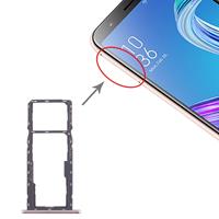 SIM-kaartlade + SIM-kaartlade + Micro SD-kaartlade voor  ZenFone MAX M1 ZB555KL (Goud)