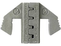 PLE-0I4 Krimp-onderdelen Platte stekkers Krimpbereik: 0.1 tot 2.5 mmÂ² Geschikt voor merk:  PZ-500