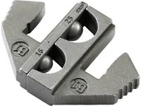 toolcraft Crimp-Einsätze Unisolierte Kabelschuhe Quetschbereich: 16 bis 25mm² Passend für