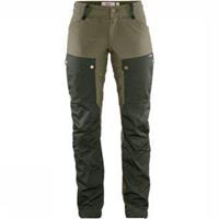 Fjällräven Keb Curved Broek Dames Donkergroen/Middenkaki