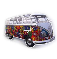 VW Collection by BRISA VW T1 Bulli Bus Wanduhr 28x18x2,5cm bunt