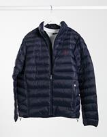 poloralphlauren Polo Ralph Lauren - Gewatteerd jack van gerecycled nylon met logo in marineblauw