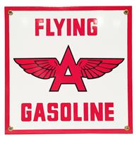 Flying A Gasoline Emaille Bord