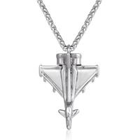 LGT JWLS LGT Jewels heren ketting Edelstaal Jet Fighter