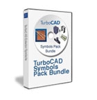 TurboCAD 3D Symbols Pack Bundle, English