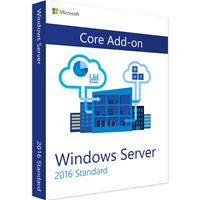 Microsoft Windows Server 2016 Standard extra licentie Core AddOn 2 Cores