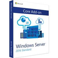 Microsoft Windows Server 2016 Standard extra licentie Core AddOn 2 Cores