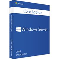 microsoft Windows Server 2016 Datacenter, Core AddOn extra licentie 2 Cores
