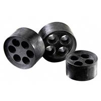 wiska MFD 32/04/080 Mehrfachdichteinsatz M32 Elastomer Schwarz