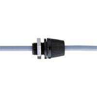 donauelektronik Donau Elektronik 527190 Wartel Met trekontlasting M10 Polyamide Zwart 1 stuk(s)