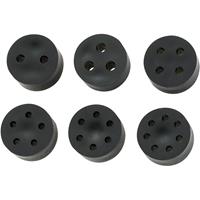 trucomponents TRU COMPONENTS TC-10820776 TC-MH18-2D203 Mehrfachdichteinsatz M20 2 x 3.0 - 4.1mm Gummi Schwarz 50St