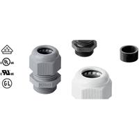 jacob 50.612 PA7001 50.612 PA7001 Wartel Met trekontlasting M12 Polyamide Zilver-grijs (RAL 7001) 1 stuk(s)