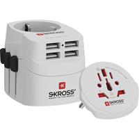 Skross 1302461 Reiseadapter PRO Light USB (4xA)