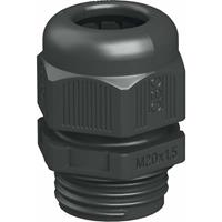 obobettermann V-TEC VM63 SW Kabelverschraubung 1.5mm Kunststoff, PA Schwarz 5St.