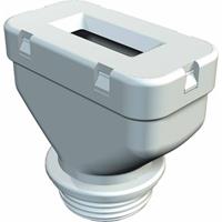 obobettermann 106 FL M25 14 40 Flachkabelverschraubung Kunststoff Dunkelgrau 25St.