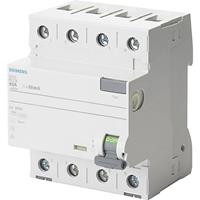 Siemens 5SV3342-6KK12 FI-Schutzschalter 4polig 25A 0.03A 400V