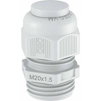 obobettermann V-TEC VM20VS LGR Kabelverschraubung 1.5mm Kunststoff Lichtgrau 50St.