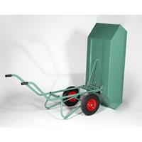 Kiepkruiwagen, inhoud 450 l, met poedercoating