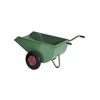 Tweewielige kiepkruiwagen, l x b x h = 1590 x 860 x 640 mm, massieve rubberbanden, 250 l