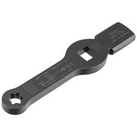 hazet TORX Schlag-Schlüssel mit 2 Schlagflächen - Vierkant hohl 20 mm (3/4 Zoll) - Außen TORX Profil - Schlüsselweite: E 20 - Gesamtlänge: 216 mm