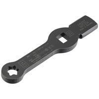hazet TORX Schlag-Schlüssel mit 2 Schlagflächen - Vierkant hohl 20 mm (3/4 Zoll) - Außen TORX Profil - Schlüsselweite: E 24 - Gesamtlänge: 219 mm
