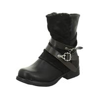 Biker Boots schwarz Damen 