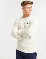 Polo Ralph Lauren Gebreide pullover met kabelpatroon