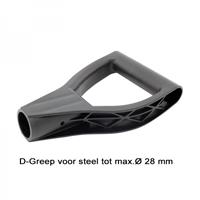 VSI D-Greep voor steel Ø 28 mm