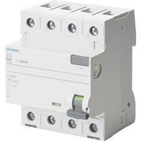 siemens Fehlerstrom-Schutzschalter 4polig 40A 0.03A 400V