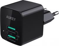 Aukey 2x USB Snellader - 12W