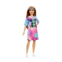 Fashion en Beauty  Fashionista Doll gekleurd jurkje