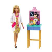 Barbie Anziehpuppe »Kinderärztin, blond« (Set)