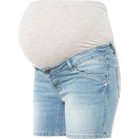 mamalicious Zwangerschap shorts MLFONTANA Light Blue Denim