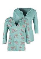 Lascana 3/4-Arm-Shirt 3/4-Arm-Shirts mint Damen 