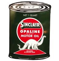Sinclair Opaline Motor Oil Can Emaille Logobord