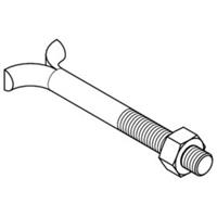 Sonstige Steinschraube DIN 529 MU Stahl 3.6 galv.verz. CM16x450