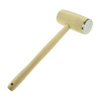 Orange85 Vleeshamer - Hout - Metaal - ℃ 4.5 Cm - Fijn Reliëf - Stevig