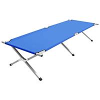 vidaxl Campingbett 210x80x48 cm XXL Blau