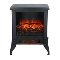 Classic Fire Elektrische Sfeerhaard Verona - 2000 Watt - Kachel - Met Thermostaat - Zwart