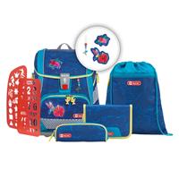 Step by Step 2in1 Plus Reflect Schulrucksack-Set 6tlg. rainbow colibri