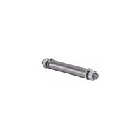 FP BS Rollen Achsmaterial für Haemmerlin für Bohrung 20 mm, Achse 20x150 mit Gewindeachse M10x150, Distanzrohr 20x100, 2 Muttern, 2 Sche