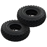 vidaXL Banden/binnenbanden voor steekwagens 3,00-4 260x85 rubber 2 st