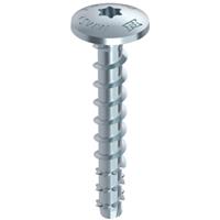 HECO SCHRAUBEN HECO MULTI MONTI plus MS Schraubanker 7,5 x 45 mm 100 Stück ( 49829 ) Betonschraube flacher Rundkopf T-Drive verzinkt blau A2K