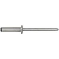 GESIPA Spreizniete Flachrundkopf 4.8x12 Aluminium mit Stahldorn - 