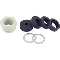 Molex 936000037 GWconnect Plastic Cable Gland, with Washer and Gaskets, M20x1.5 Thread, Grey