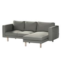 Dekoria Norsborg hoes voor 3-zitsbank met chaise longue