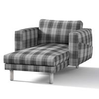 Dekoria Norsborg hoes voor chaise longue met armleuningen