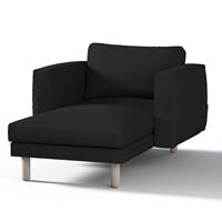 Dekoria Norsborg hoes voor chaise longue met armleuningen